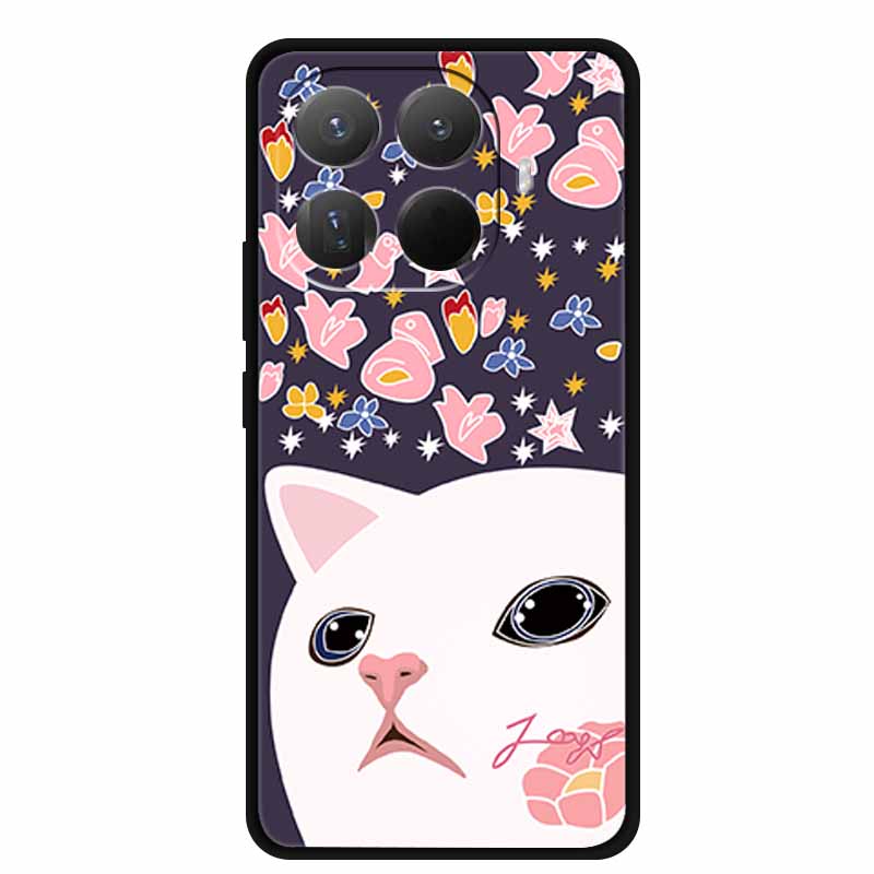 3D TPU Case For Xiaomi 15T 15 T 5G Relief Flowers Coque Embossed Blossoms Funda Silicone Soft Back Phone Cover For Xiaomi15T