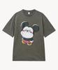 VTWO Fade Washed Crying _Mickey_ T-Shirt (Charcoal)