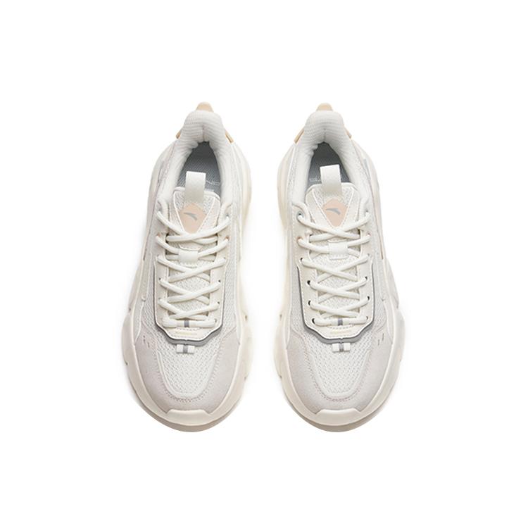 New Anta Life Collection Low-Top Sports Casual Shoes Women's White Green Brown 922218823-1