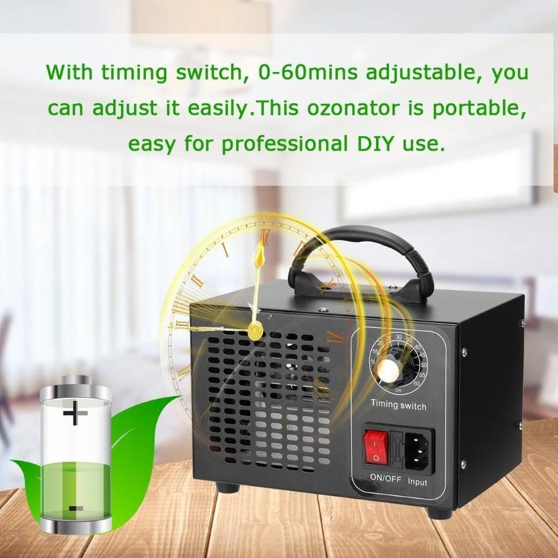 Generator ozonu 28000 mg Przemysłowy oczyszczacz powietrza O3 Dezodorant Generator ozonu o dużej wydajności Usuwanie zapachów