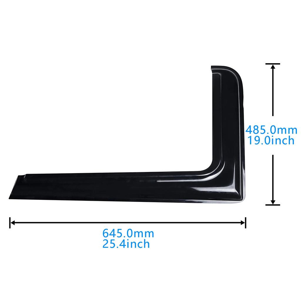 1 Pair Front Left & Right L Shape Wind Rain Sun Guard Deflectors for Ford Transit Mk6 Mk7 2000-2013 Awnings & Shelters Parts