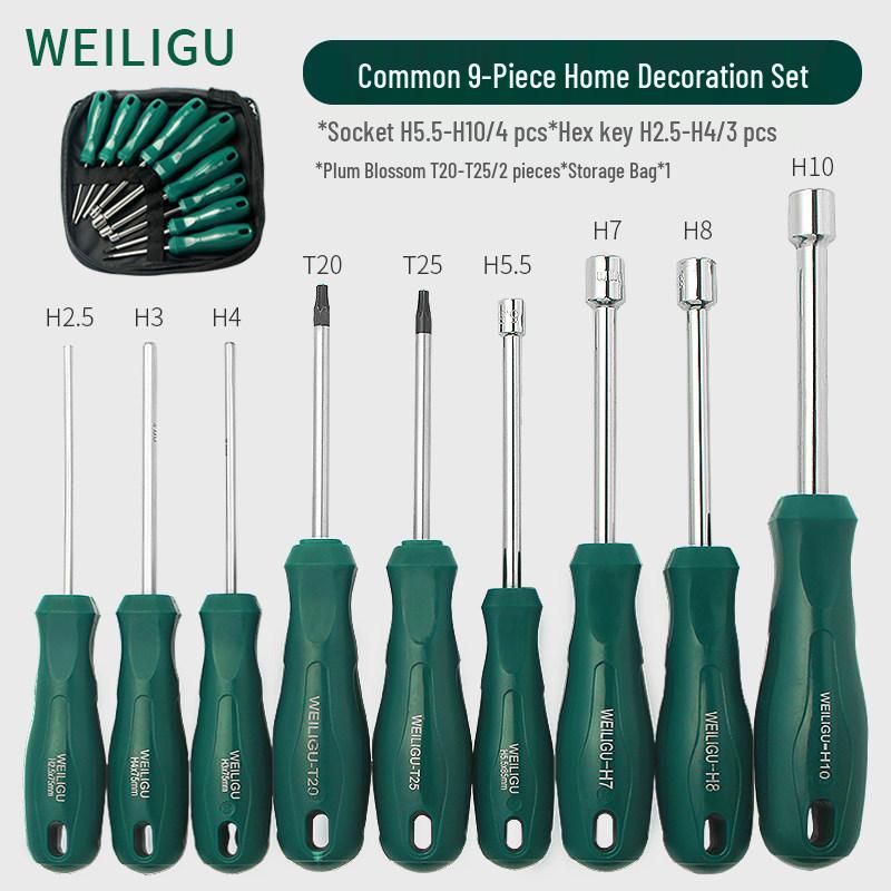 Extended Torx & Phillips Screwdriver Set: T8, T20, T30 for Car Repair & Air Filter Maintenance