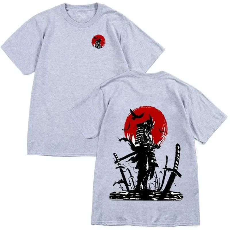 

Мужская летняя футболка с принтом в стиле аниме, однотонная, с круглым вырезом, однотонная, модная, повседневная футболка, мужской летний топ XXXXXL серый