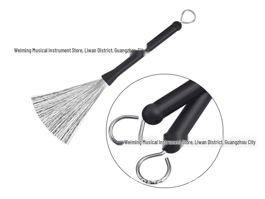 Retractable Metal Drum Brushes with 19 Bundles - Musical Instrument Accessories