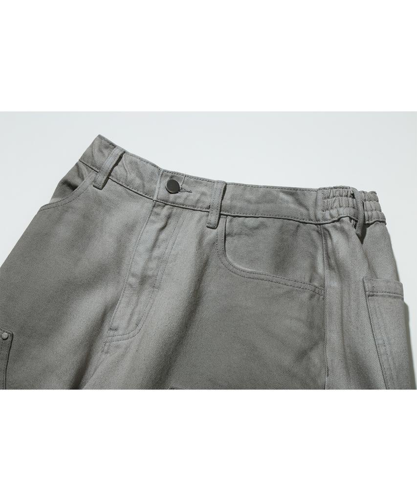 URBANSTOFF Double Knee Bermuda Pants (Dirty Gray)