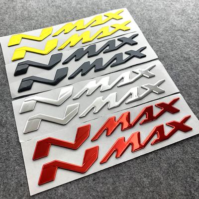 3D Soft Letter Logo Motorcycle Badge Stickers Raised Fuel Tank Sticker for Yamaha NMAX N MAX N-MAX 155 250 400