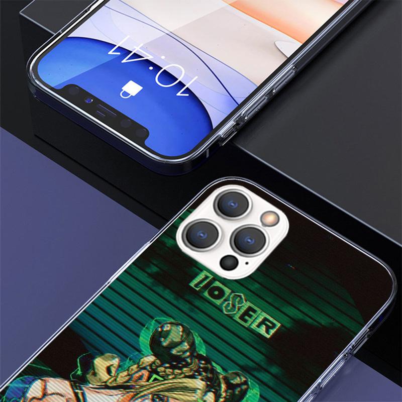 JoJo's Bizarre Adventure Jolyne Cujoh Phone Case For iPhone 17 Air 16 Pro Max 16E 15 + 14 Plus 11 12 13 Mini 7 8 SE Gift Print C