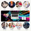 Colorful Movement Xl Gaming Mouse Pad Nonslip Rubber Base Stitched Edge Waterproof Desk Mat For Pc Laptop Gamer Office Computer Accessories