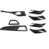 For BMW 1 2 Series F20 F21 F22 F23 116I 2012-18 ABS Carbon Fiber Car Multimedia Button Panel Trim Cover Interior Car Accessories