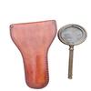 Classic Brass Handheld Magnifier  Elegant Antique Design, Ideal for Books, Crafts  Decor