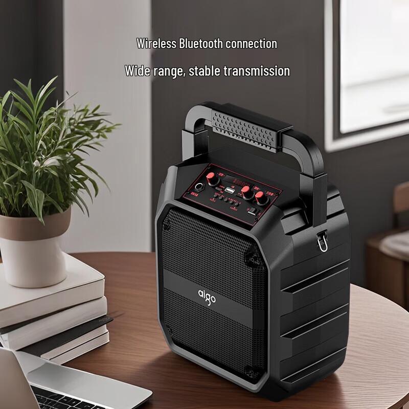 aigo T52 Lite Portable Karaoke Bluetooth Speaker CN plug (adapter included)