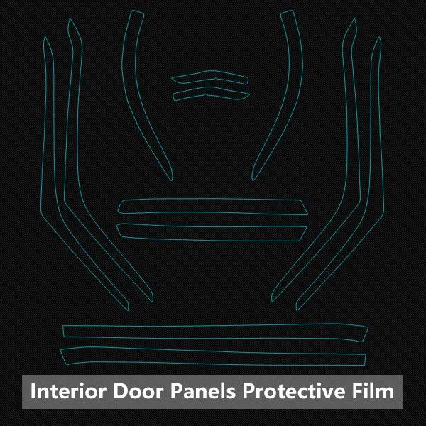 For Mercedes Benz S Class Maybach S400 2013-2017 Center Console Dashboard Gear Shift Door Panel TPU Protective Film Sticker