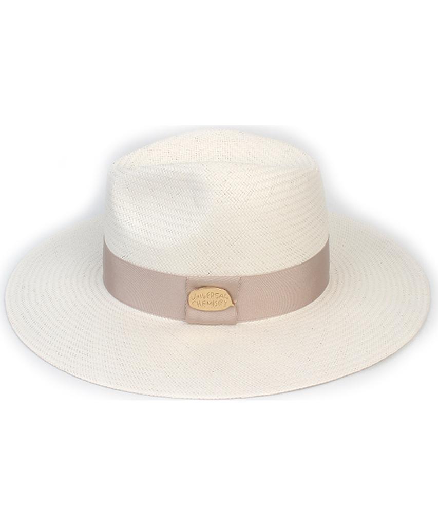 Yunibeosyeolkemiseuteuli Summer Ivory Line White Long Fedora