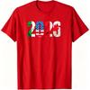 2026 Football Design Three Nations Flags TShirt Soccer Part Supplies Clothing Unisex Unisex Fashion Crewneck Cotton Short Sleeve