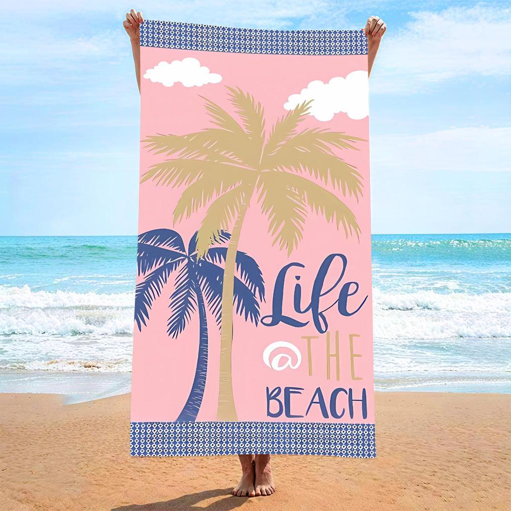 70x140 Microfiber Custom Printed Beach Towel - Absorbent & In Stock