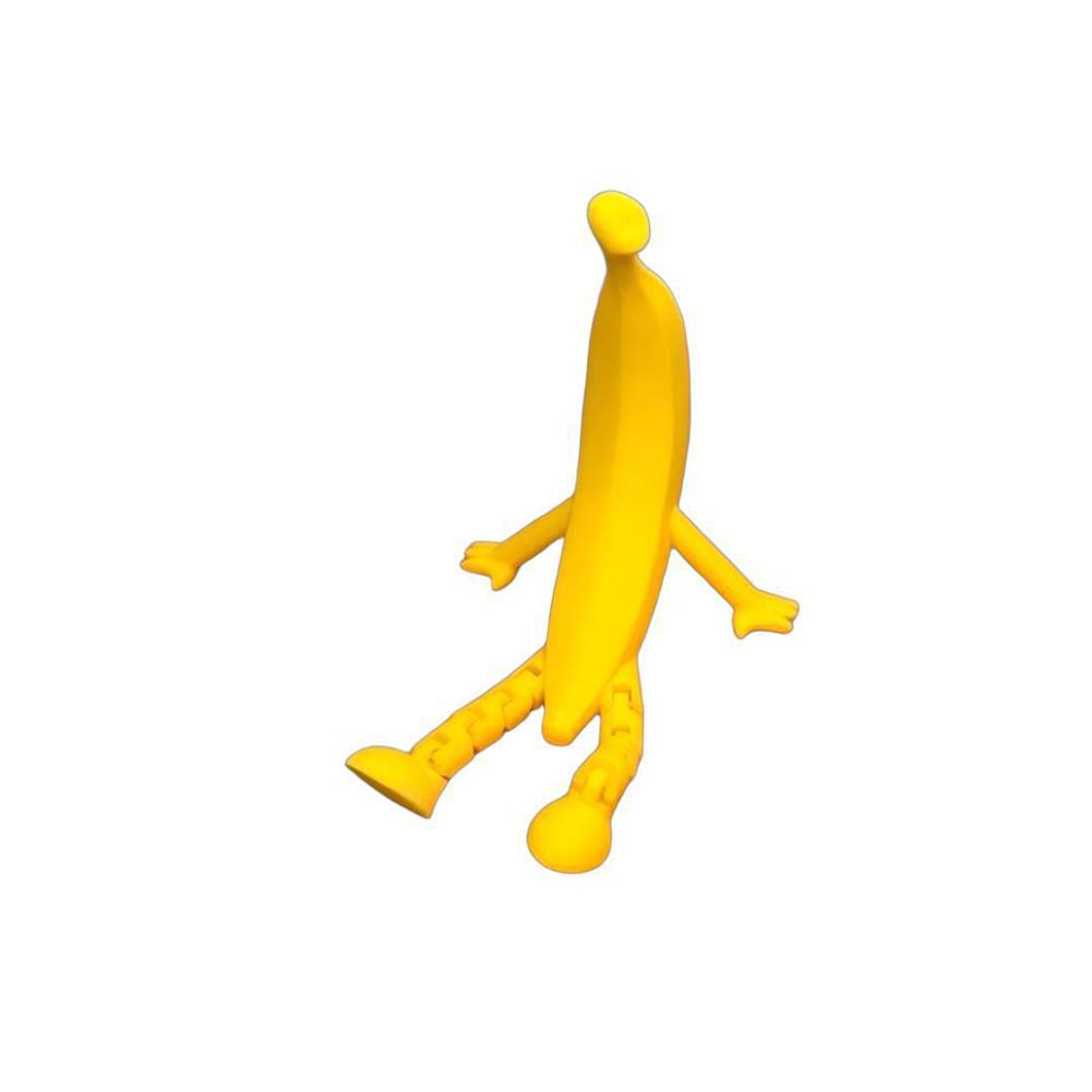 3D Printed Artificial Banana Decorative Ornament Simulated Decoration Desktop Irregular Shape Banana Gift For Children