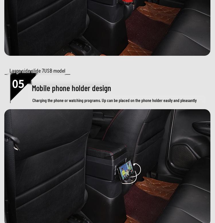 Mahindra E20 Plus Center Console Armrest Accessory