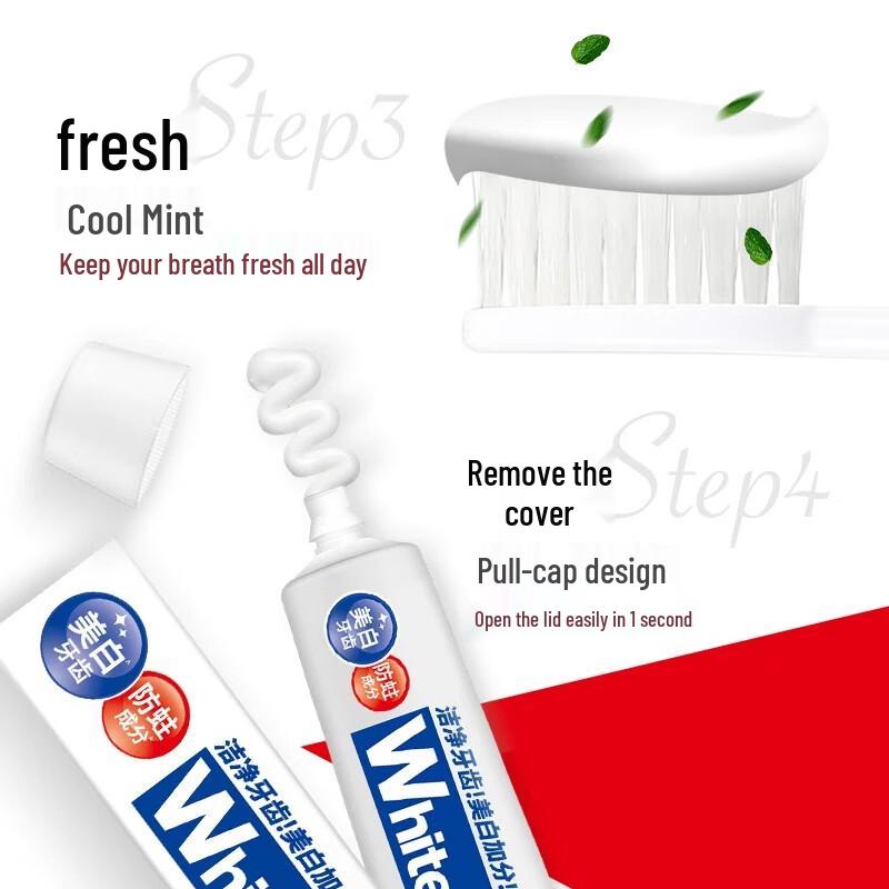 Lion 'Big White' Imported Whitening Toothpaste 3-Pack