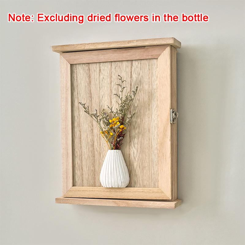 

1 шт. Деревянная коробка с гладкой отделкой, ручной работы, винтажная, прочная, органайзер, для хранения из массива дерева, настольная, портативная, прочная, 25x19,5 см белый/жёлтый