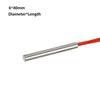 Durchmesser 6/8/10/12mm Elektrische Heizrohrformen Edelstahl 60/80/120/150/200/250W Einzelkopfform Trockenlauf 220V