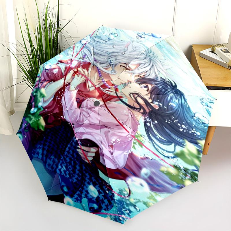 Fantasy Anime Artistry Folding umbrella Suitable for all seasons Suitable for all seasons Gift printing travel