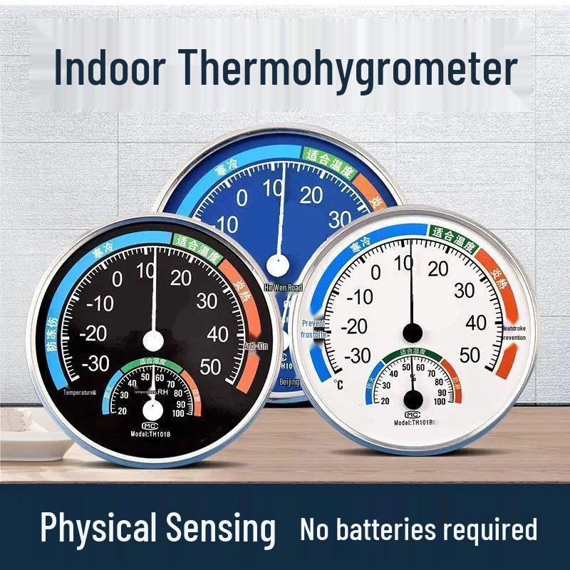 High-Precision Wall-Mounted Indoor Thermometer & Hygrometer