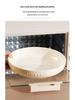 2024 Creative Ceramic Tableware: Thickened Rice Bowl & Deep Soup Plate, Cream Style, Microwave Safe