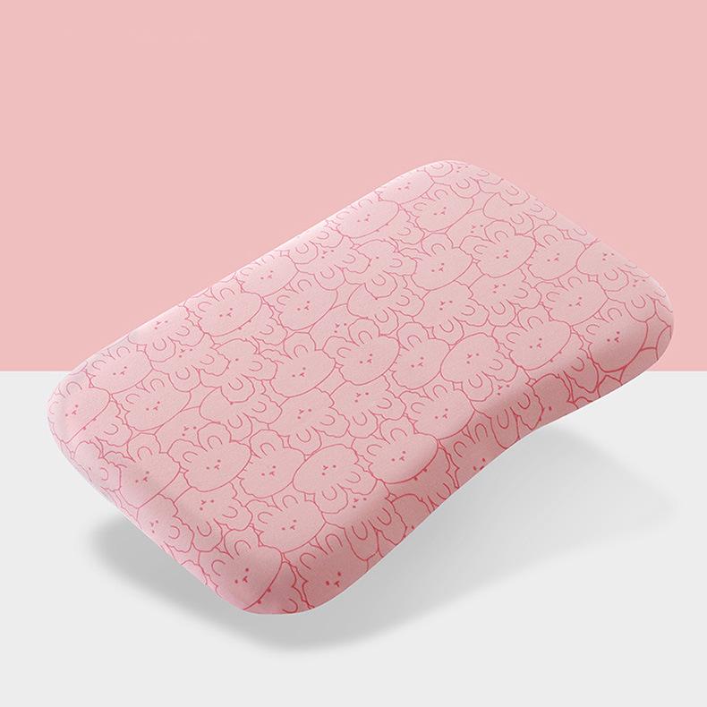 Cartoon Memory Foam Baby Pillow - Washable, Slow Rebound Neck Support for Kids