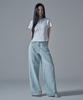 WAARFORWOMAN W1137 Linen Wide Denim Pants_Light Wash [Short Length Added]