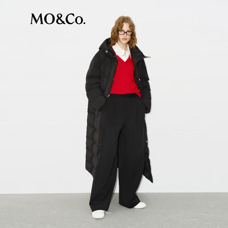 

MO&Co. Women s High-Waist Wide-Leg Casual Pants M