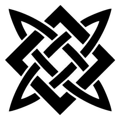 CS-812# Svarog Square Symbol Auto samolepka Vinyl Decal Auto Styling Car Dekorace