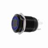 Car 12mm LED Light Momentary Push Button Switch Toggle Black Case 2A