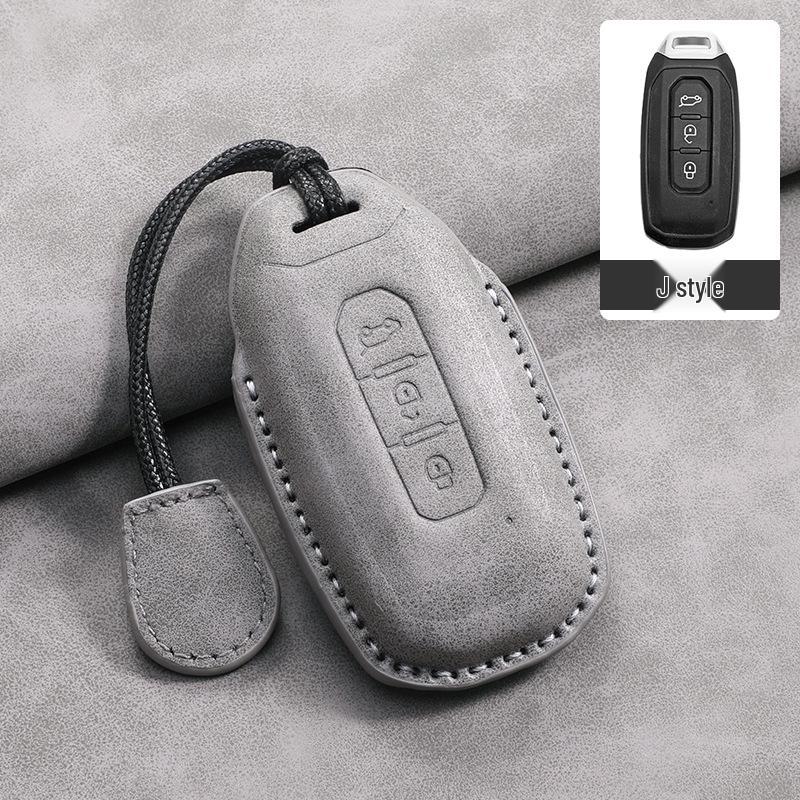 Sheepskin Key Case for Ford '19 Territory, Jiangling Yuhu 7/9, and Yushang S350 Models