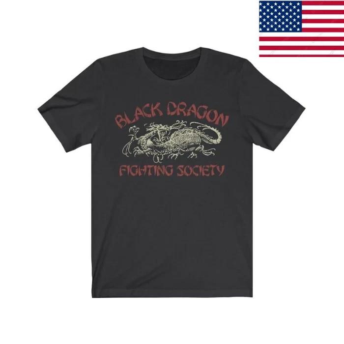 Black Dragon Fighting Society 1967 Vintage Martial Arts Graphic Tee