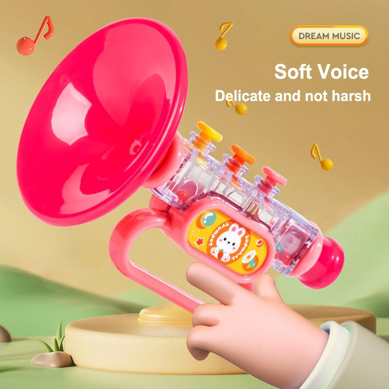 Baby Educational Fun Trumpet Toy Children's Whistle Musical Instrument Exercise Speech Development Toy Birthday Gift