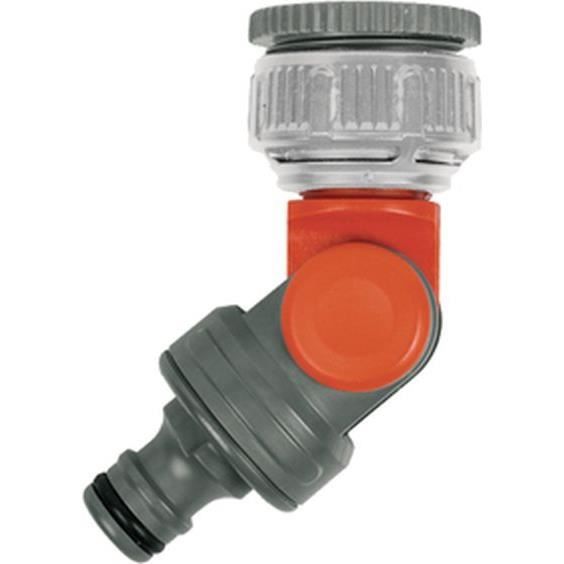 Raccord de robinet - GARDENA - 998-50 - Coudé et articulé - Plastique - Arrosage de jardin