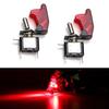 Aircraft Style 12V/20A Red LED Illuminated On/OFF SPST Toggle Switch W/ Cover
