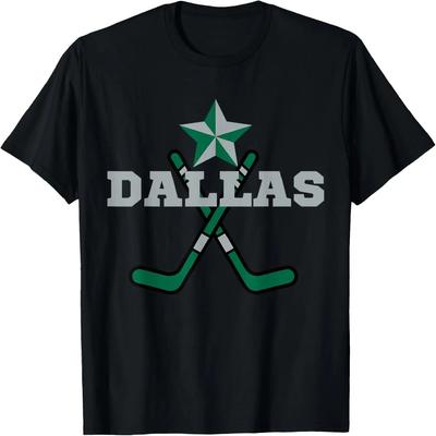 Dallas Sports Ice Hockey Team Athletic Novelty T-Shirt