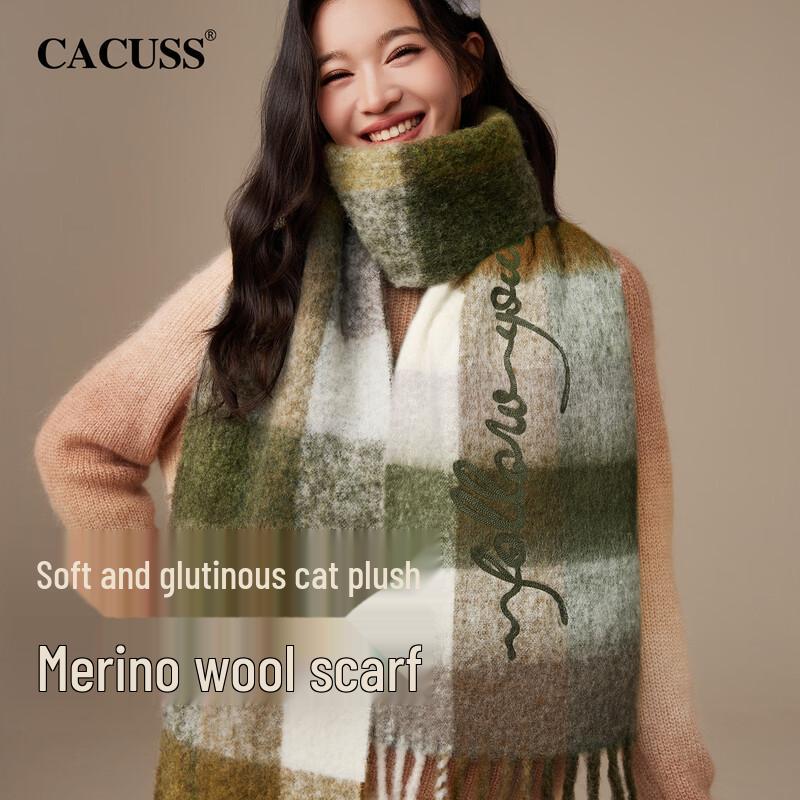 CACUSS Women's Wool Blend Scarf & Shawl