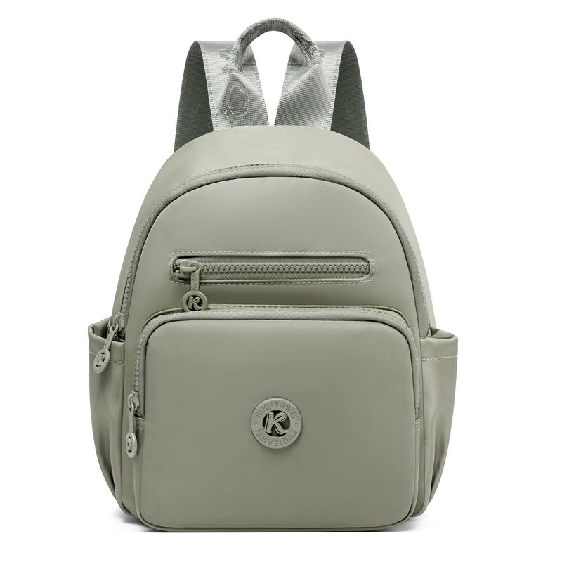 Mini Zaino da Donna Leggero in Nylon Piccolo Zaino Giornaliero con Tasche Multiple per Viaggio Lavoro