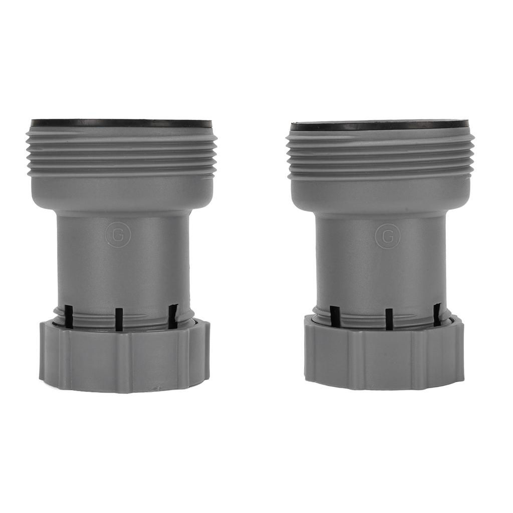 2pcs Pool Hose Adapter 1.5 Inch To 1.25 Inch Hose Conversion Adapter for Up Ground Pool Filter Pump