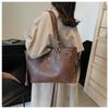 New minimalist PU large capacity underarm tote bag for women, fashiable casual shoulder bag, stylish handbag
