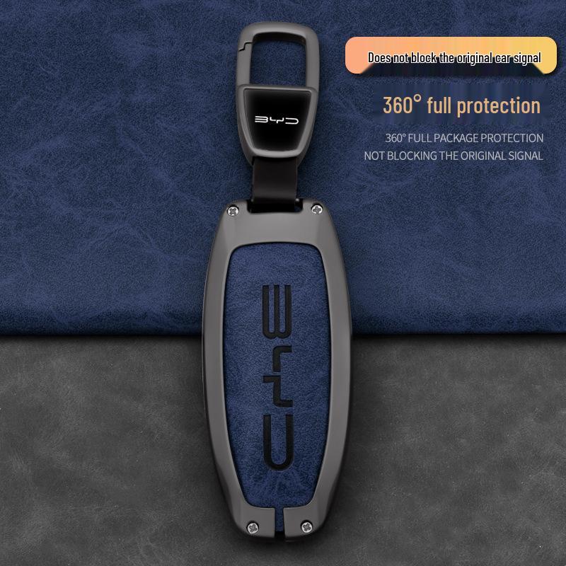 BYD Car Key Case: Compatible with Qin PLUS, Tang, Seagull, Seal, Dolphin, Song Plus, Han EV, Yuan, and Frigate Models.