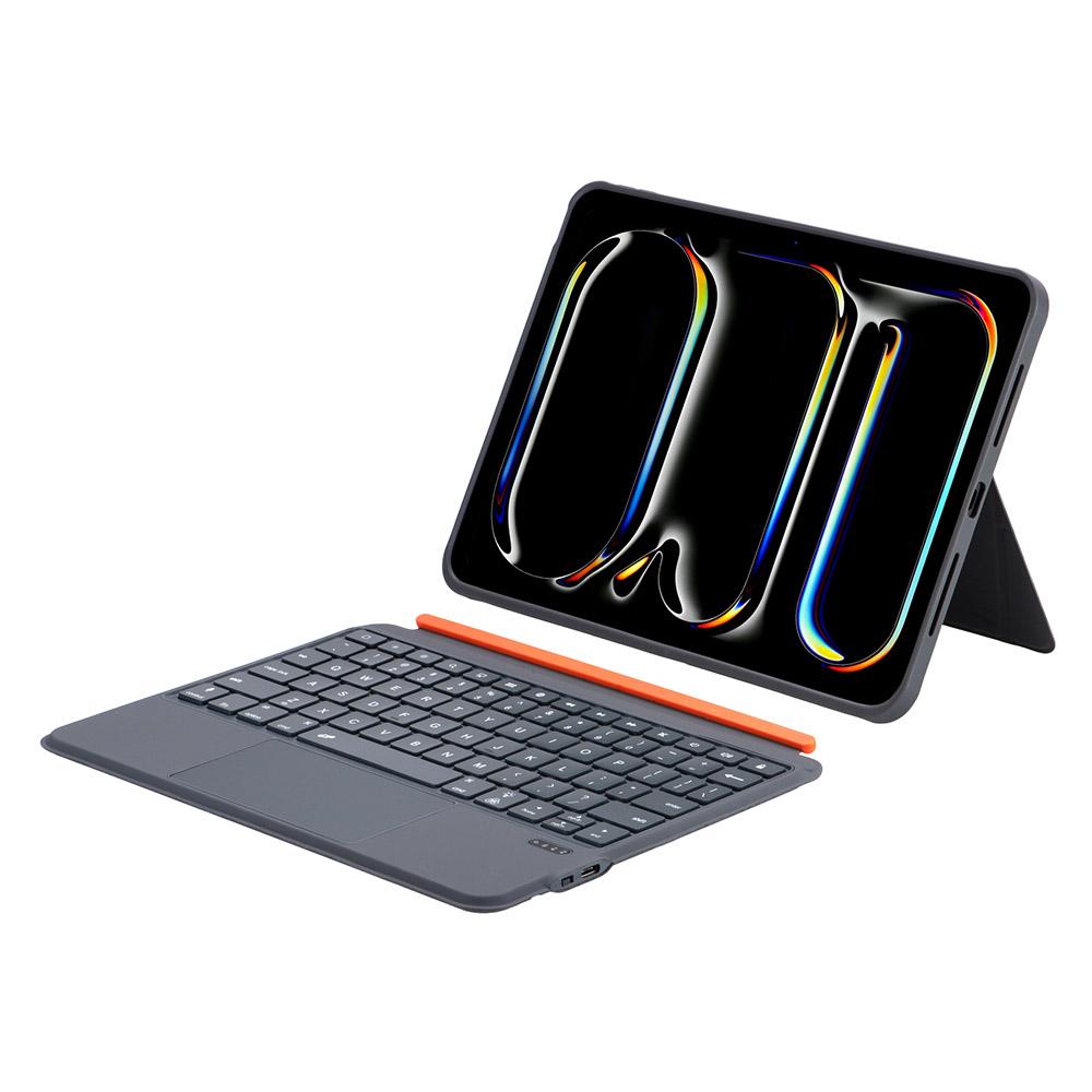 

K09P For iPad Pro 11 (2024) M4 Magnetic Detachable Bluetooth-compatible Keyboard with Touchpad Backlit+Tablet Case A