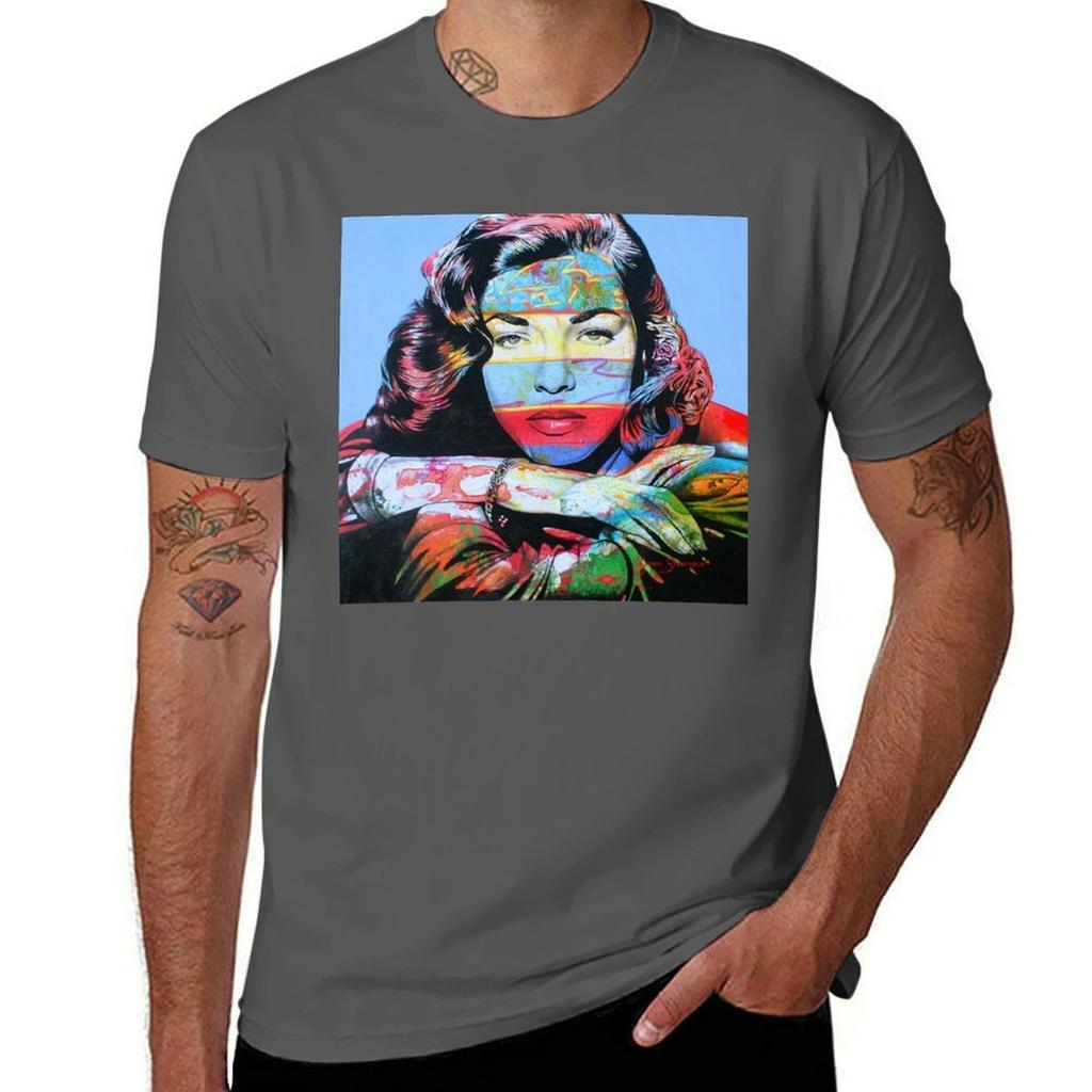 Just Like Bacall Tshirt Breathable Mesh Panel Tshirt