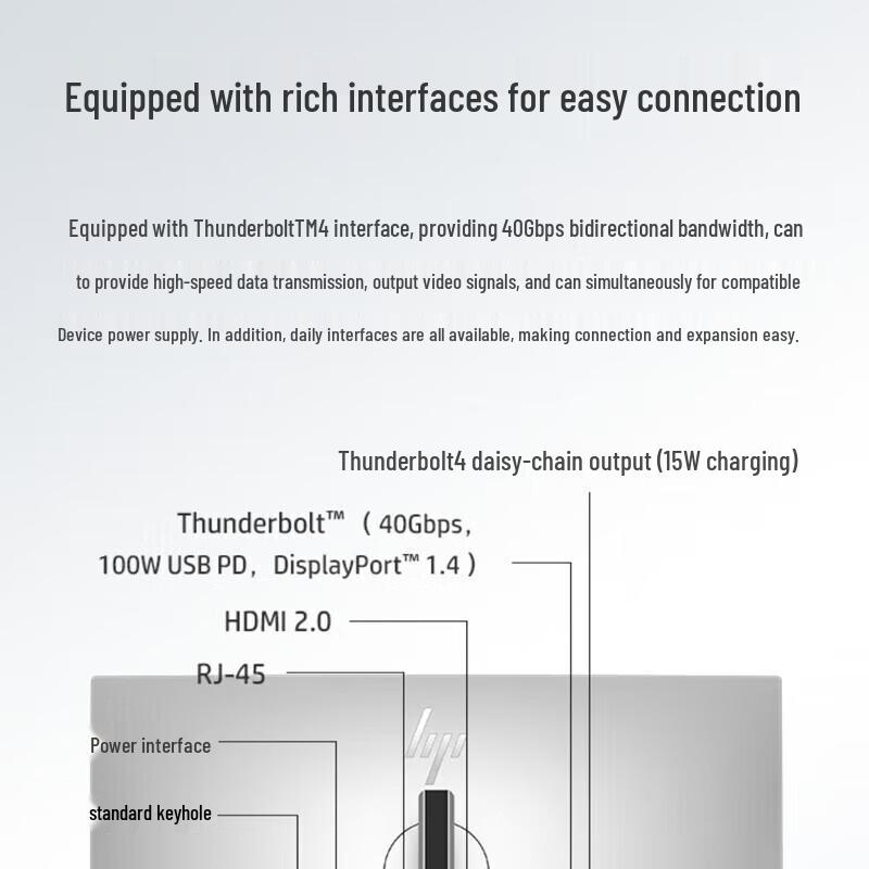HP 727PK 27-inch 4K IPS Professional Monitor