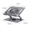 Aluminum Notebook Holder 360-degree Rotation Laptop Riser Durable Laptop Stand for Desk