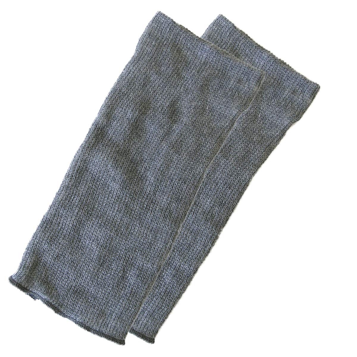 

Soft leg warmers with silk on the inside and cotton on the thin for summer silk cotton double warm for cold air conditioning Free Gray [Eco Silk]