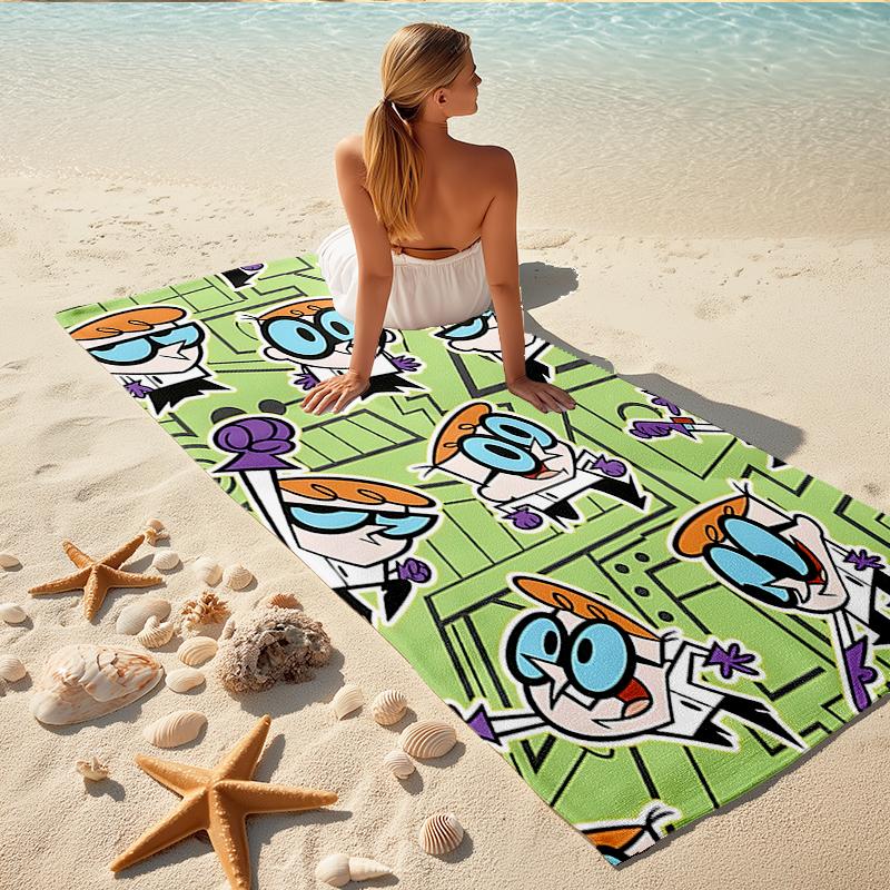 1Pc Powerpuff Girls Beach Towel, Quick Dry, Multi-Use for Beach Pool Gym Yoga Home Travel, Christmas, Halloween, Xmas Gift M929446