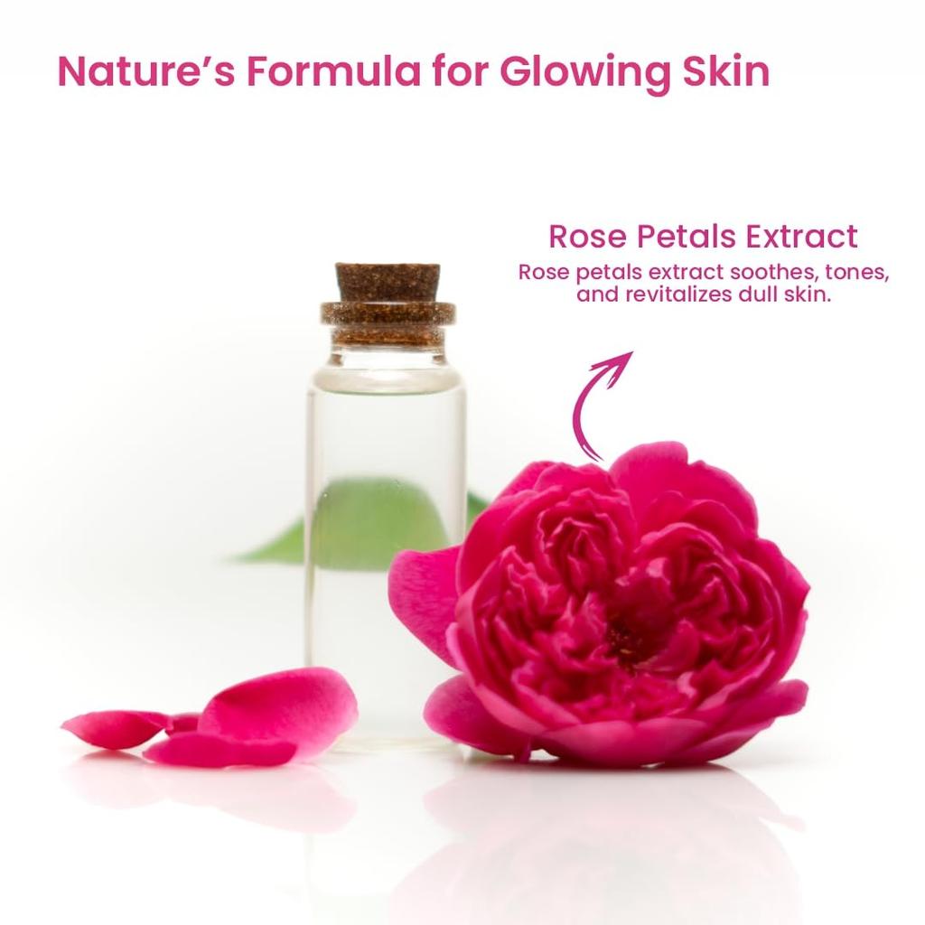 Sri Sri Tattva Rose Face Wash 60 Ml X Pack Of 4 For Glowing, Radiant, Toned Skin All Types